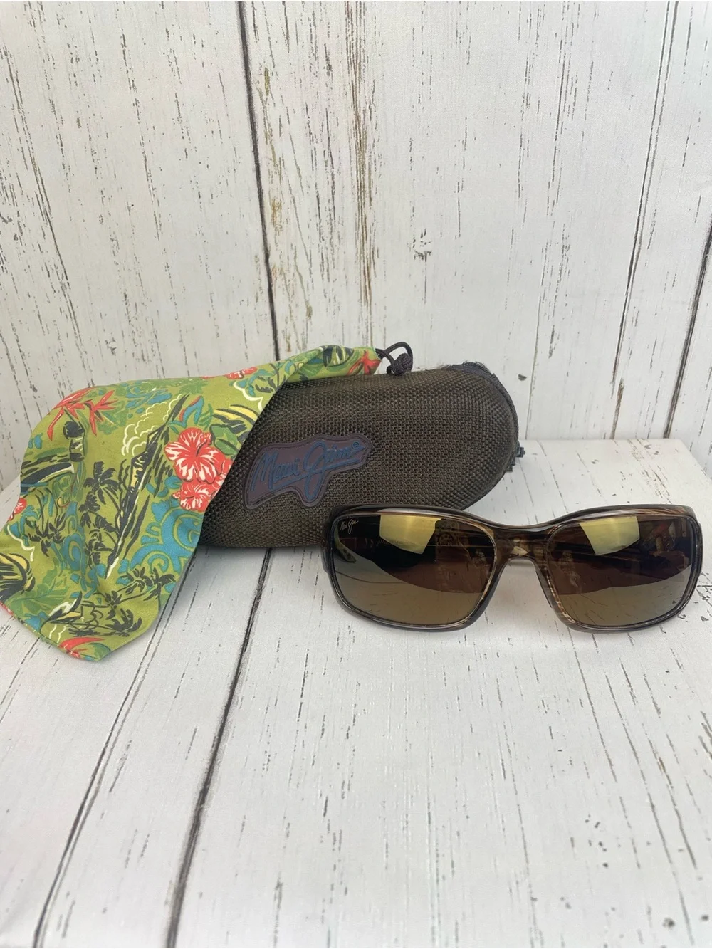 Maui Jim‎ Hamoa Beach Polarized Sunglasses *Rootbeer *HCL Bronze